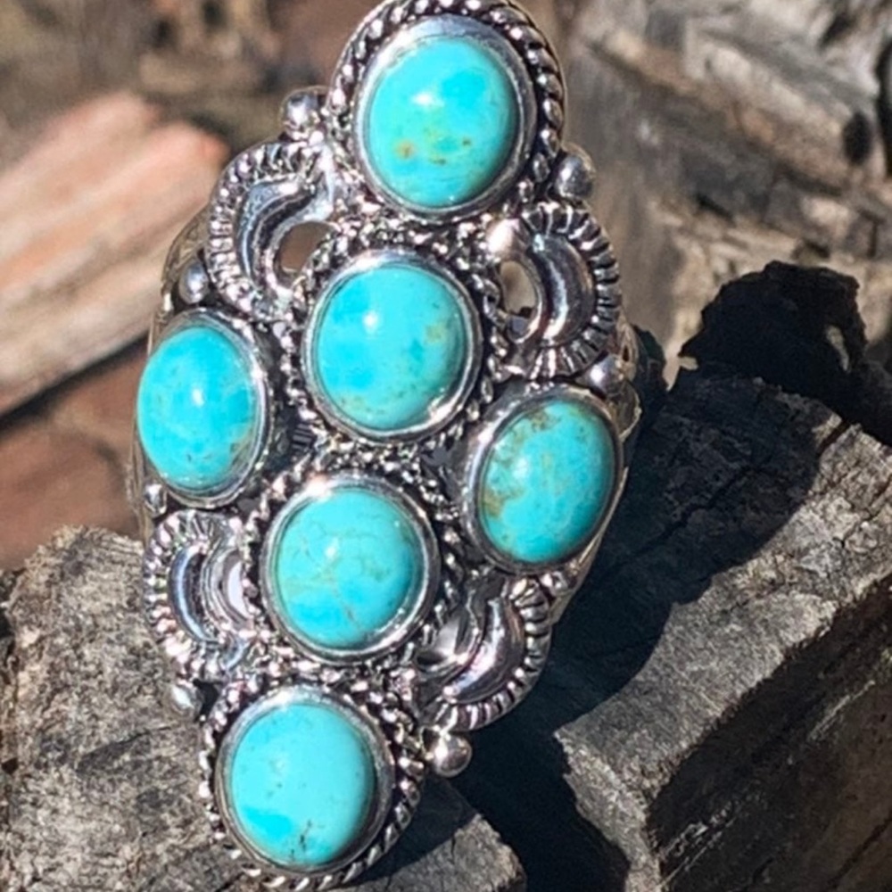 Southwest Sterling Silver Cross Ring